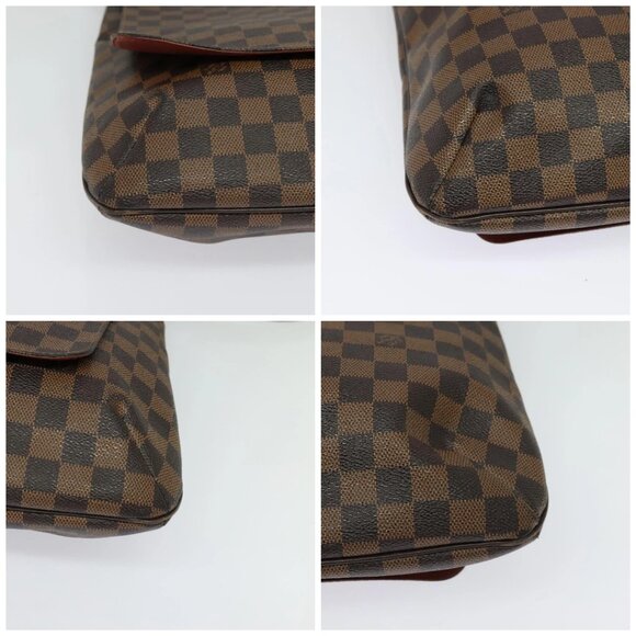 LOUIS VUITTON Damier Ebene Musette Shoulder Bag N51302 LV Auth BA4053 - Picture 16 of 16